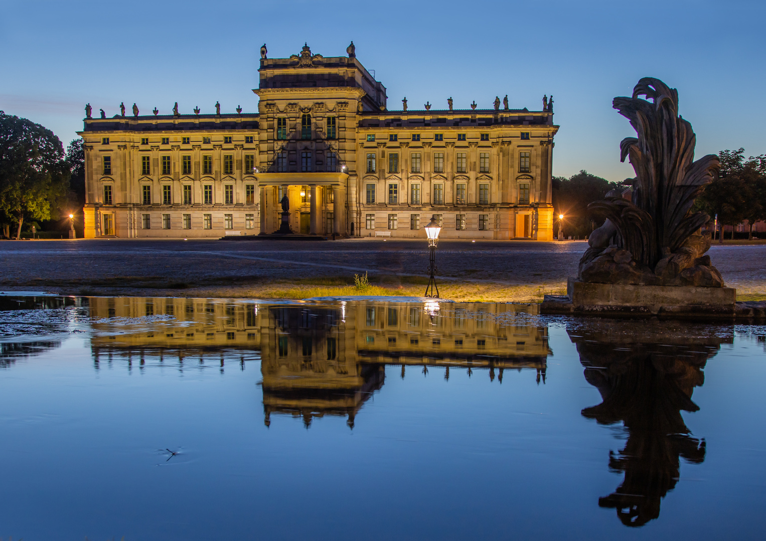 Blaue Stunde in Ludwigslust