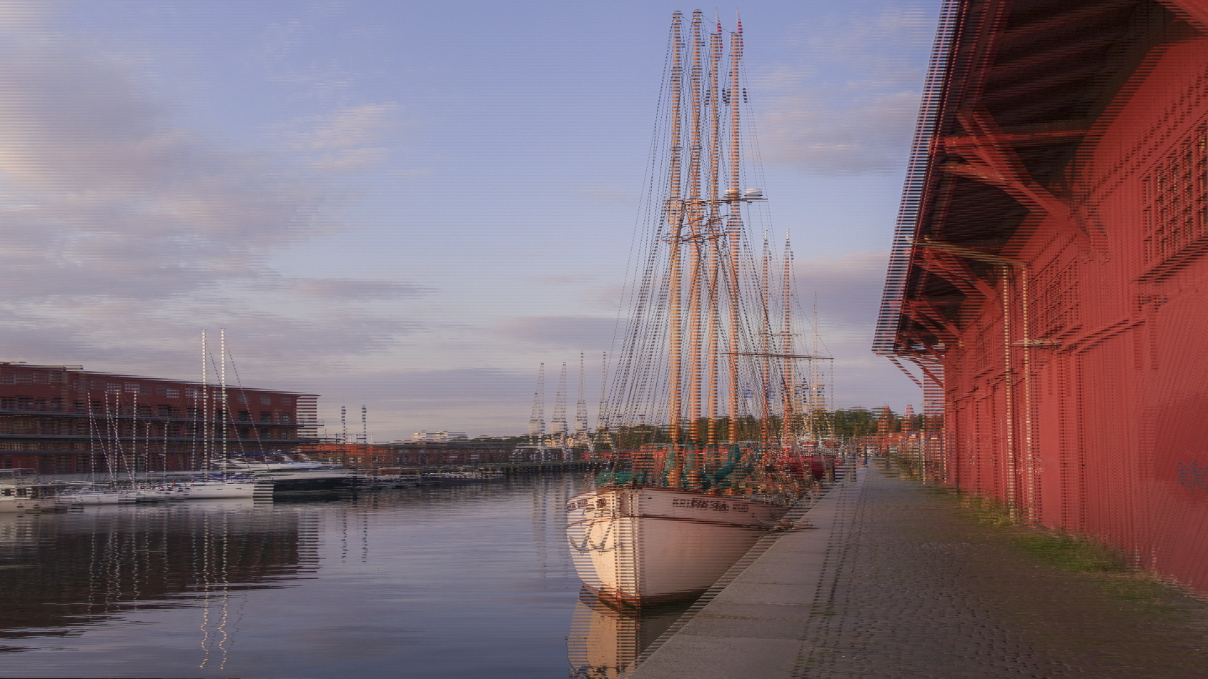 Blaue Stunde in Lübeck 11 (3D)