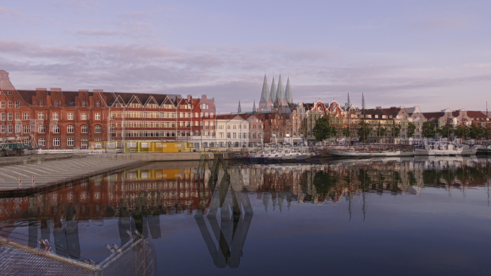Blaue Stunde in Lübeck 12 (3D)