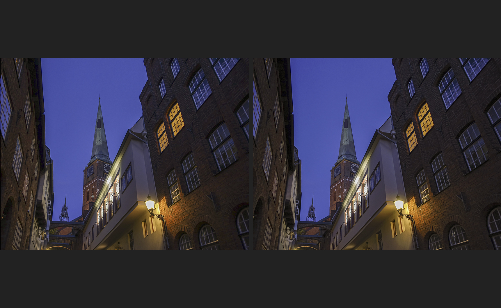 Blaue Stunde in Lübeck 5 (3D)