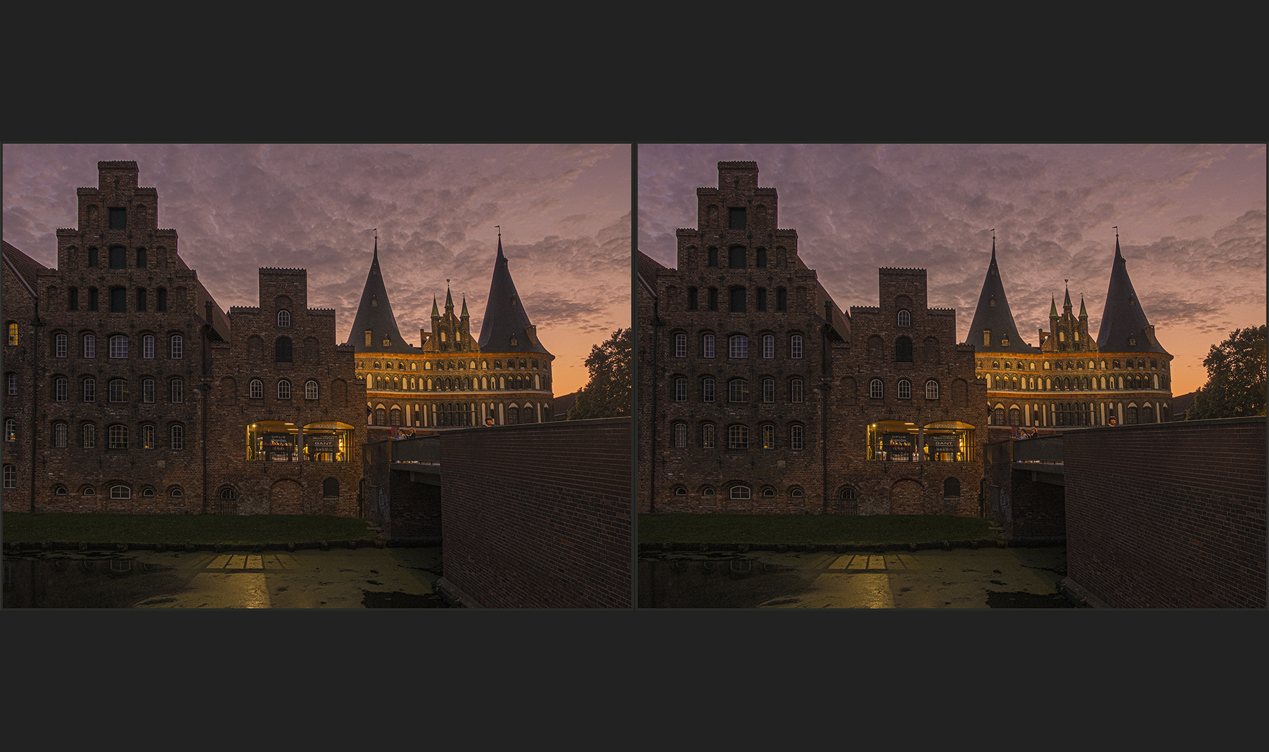 Blaue Stunde in Lübeck 7 (3D)