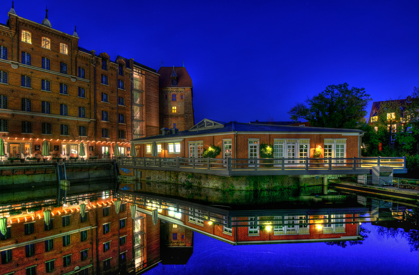 Blaue Stunde in Lüneburg