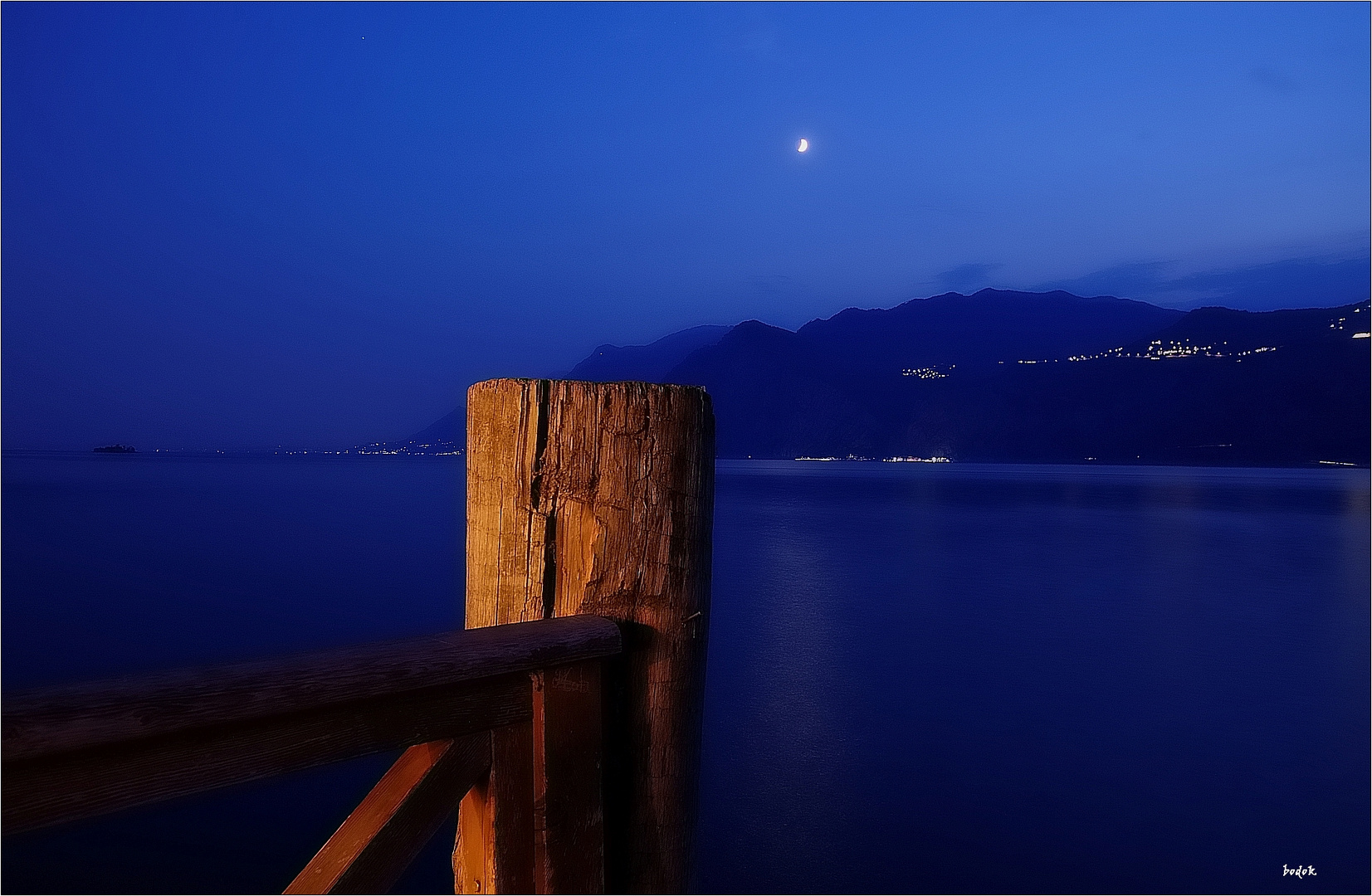 Blaue Stunde in Malcesine