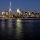 Blaue Stunde in Manhattan. Nachgeschärfte Version