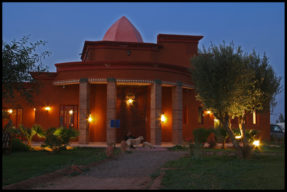 blaue Stunde in Marrakech