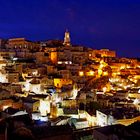 Blaue Stunde in Matera , Italy