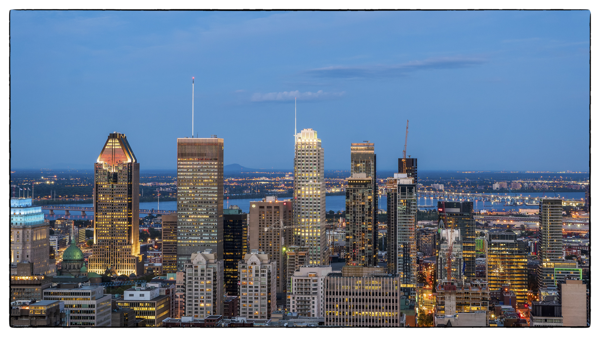 Blaue Stunde in Montreal 