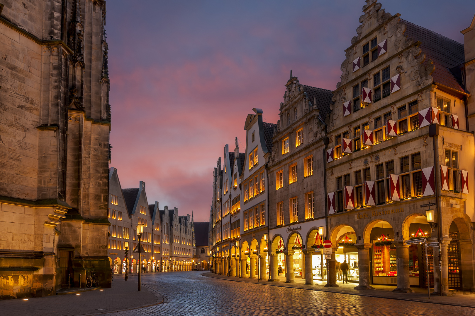 blaue Stunde in Münster