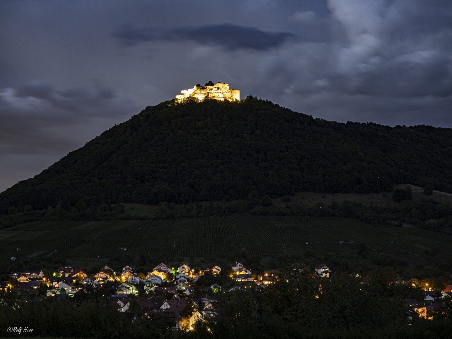 Blaue Stunde in Neuffen