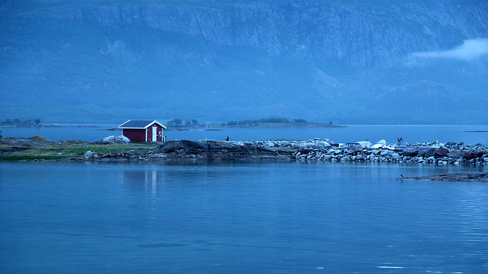 blaue "Stunde" in Norwegen