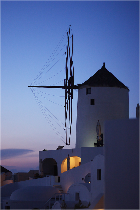 Blaue Stunde in Oia