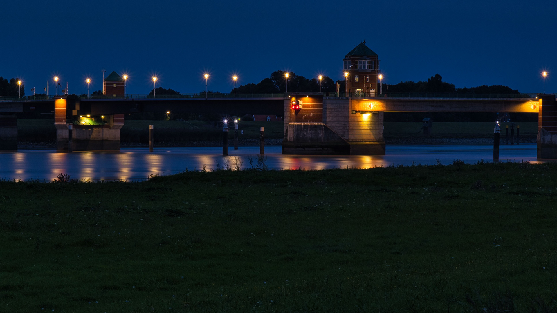 Blaue Stunde in Ostfriesland