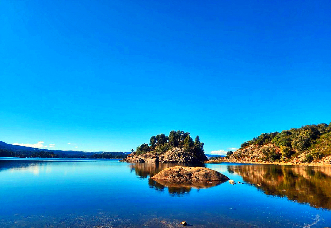 Blaue Stunde in Patagonien