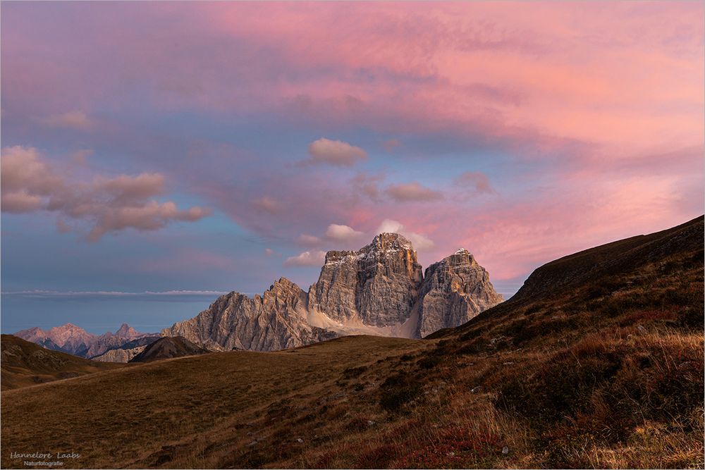 Blaue Stunde in Pink