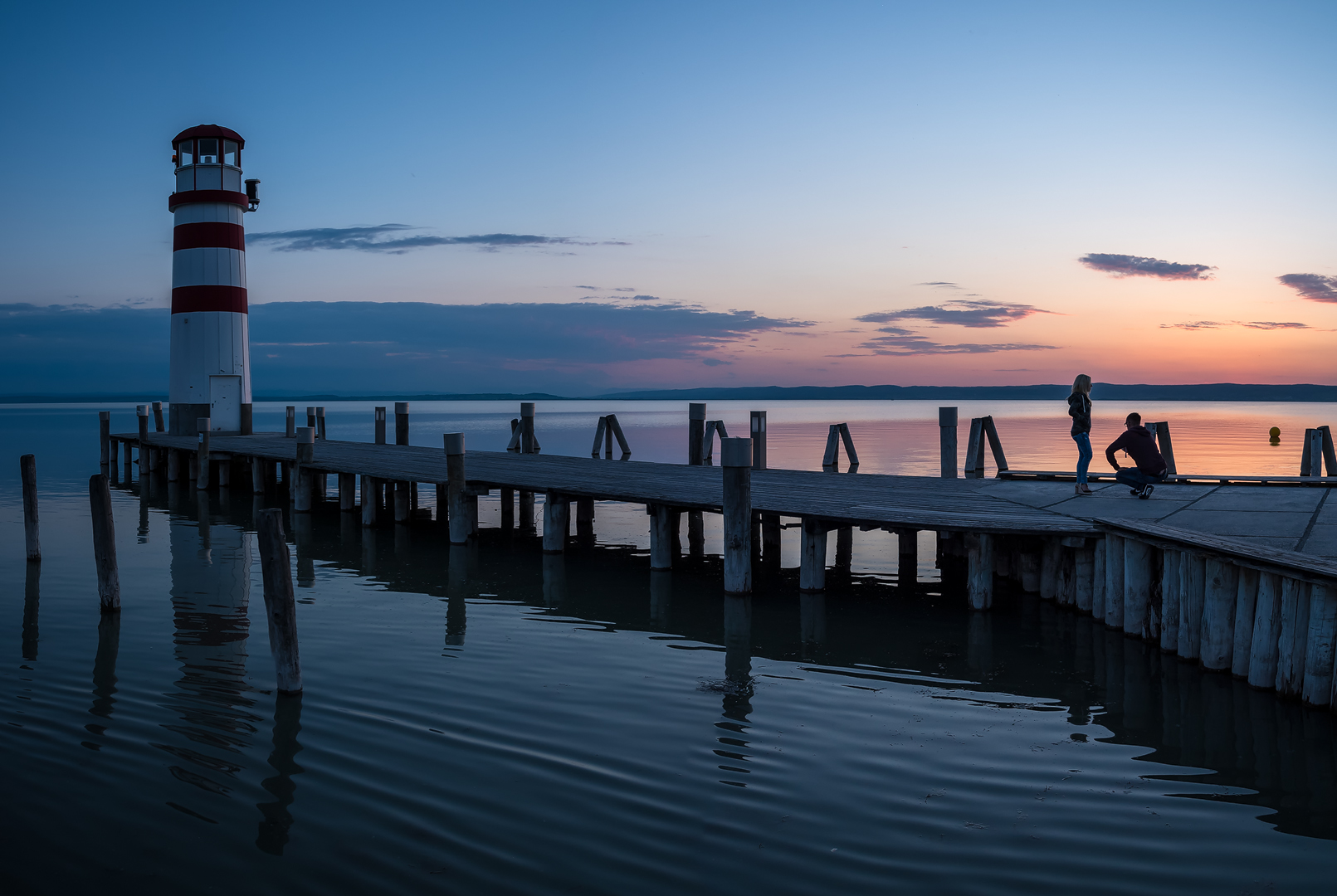 Blaue Stunde in Podersdorf