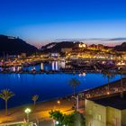 Blaue Stunde in Port Soller, Mallorca