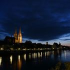 Blaue Stunde in Regensburg