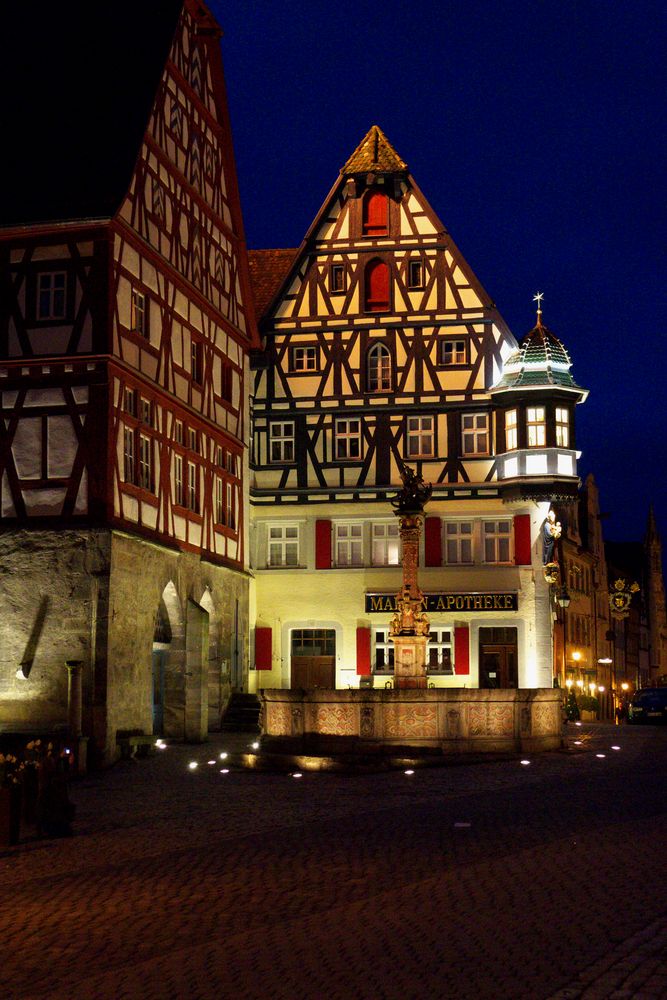 'Blaue Stunde' in Rothenburg o.d.T.