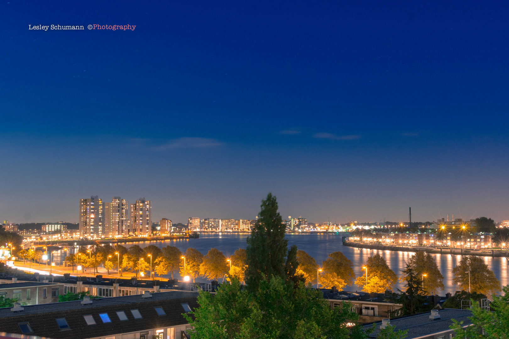 Blaue Stunde in Rotterdam