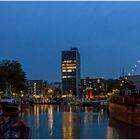 Blaue Stunde in Rotterdam (NL)