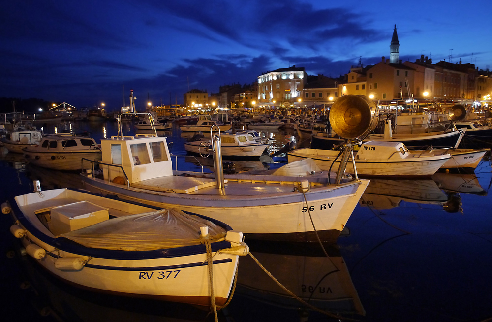 Blaue Stunde in Rovinj