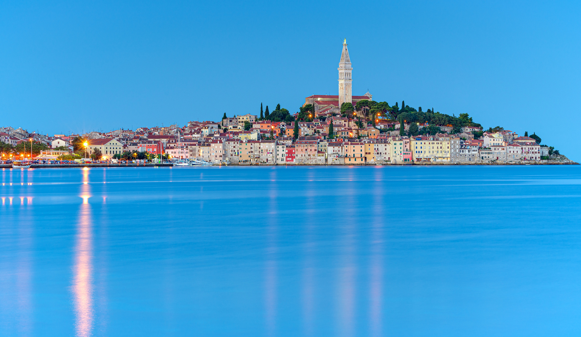 blaue Stunde in Rovinj