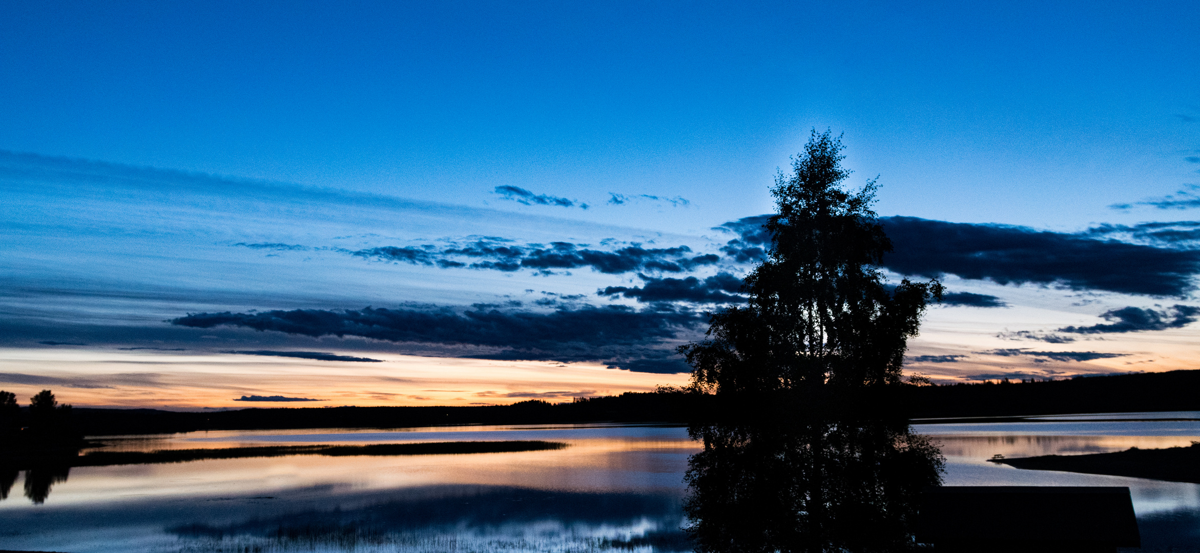 blaue Stunde in Särna