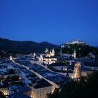 Blaue Stunde in Salzburg