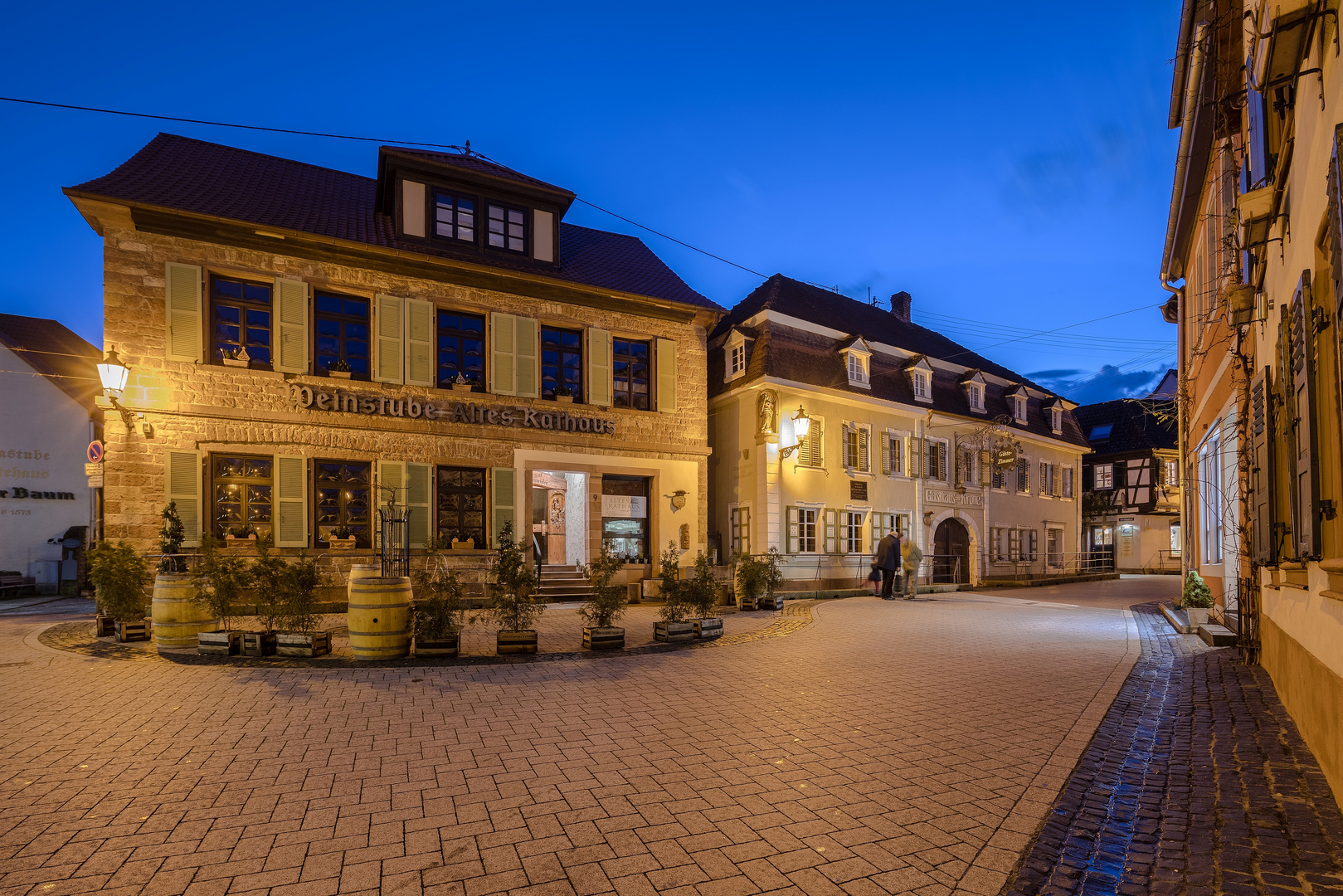 Blaue Stunde in Sankt Martin