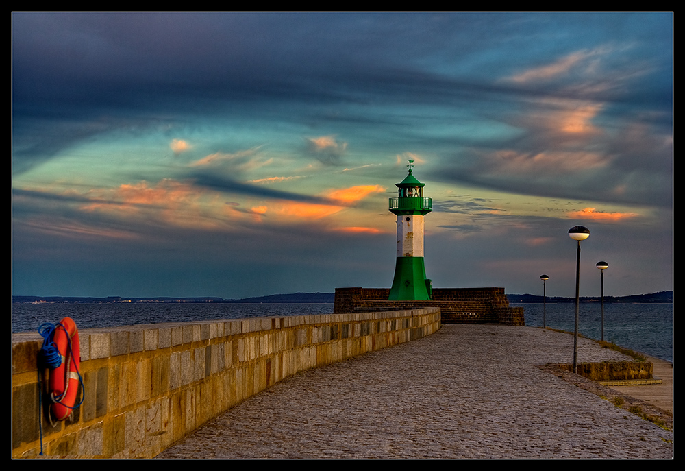 blaue Stunde in Sassnitz