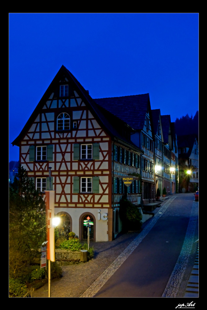 Blaue Stunde in Schiltach...