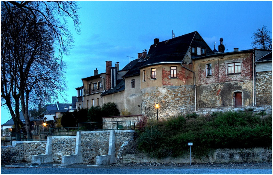 Blaue Stunde in Schleiz