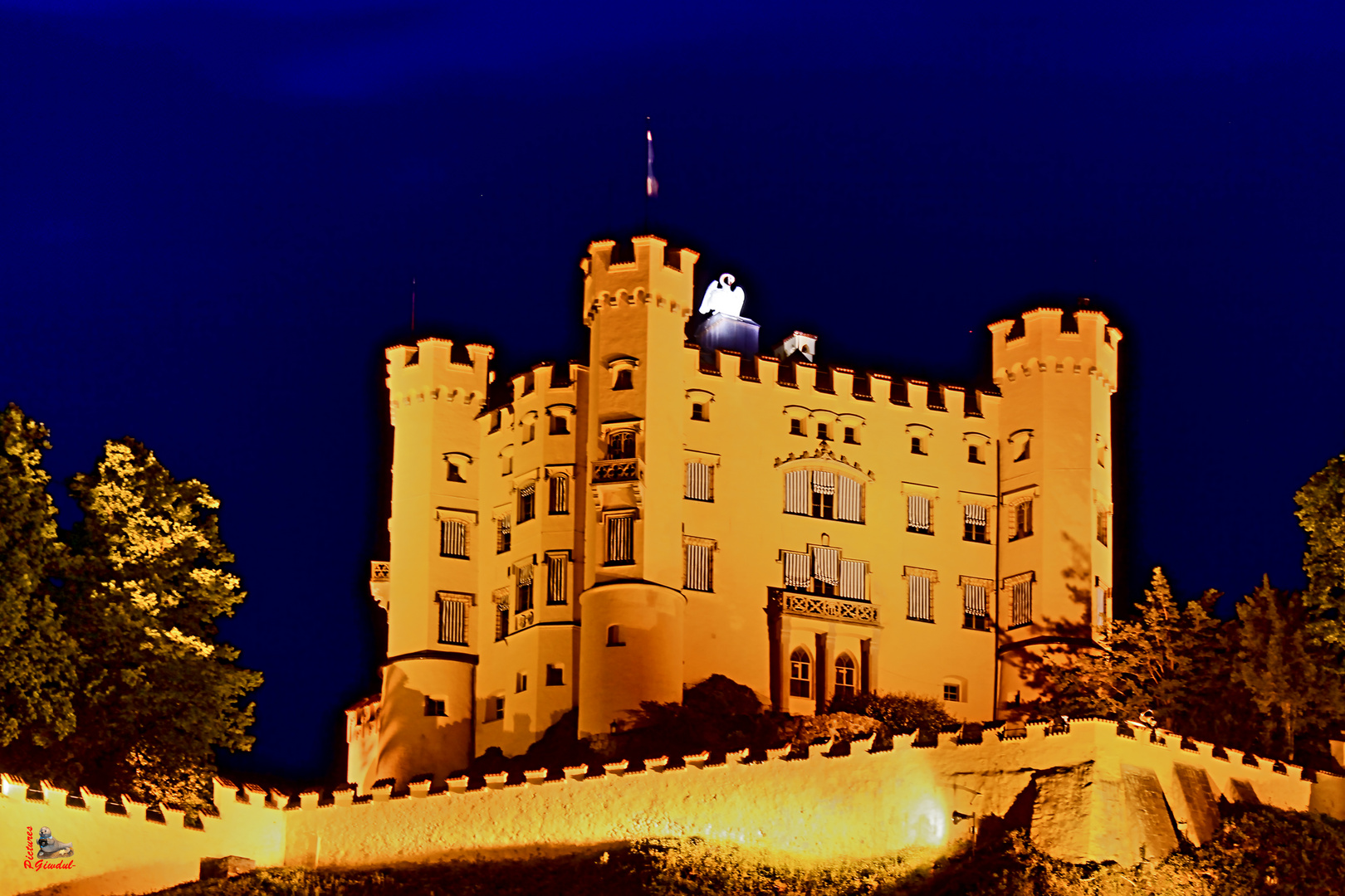 Blaue Stunde in Schwangau