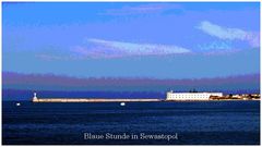 Blaue Stunde in Sewastopol