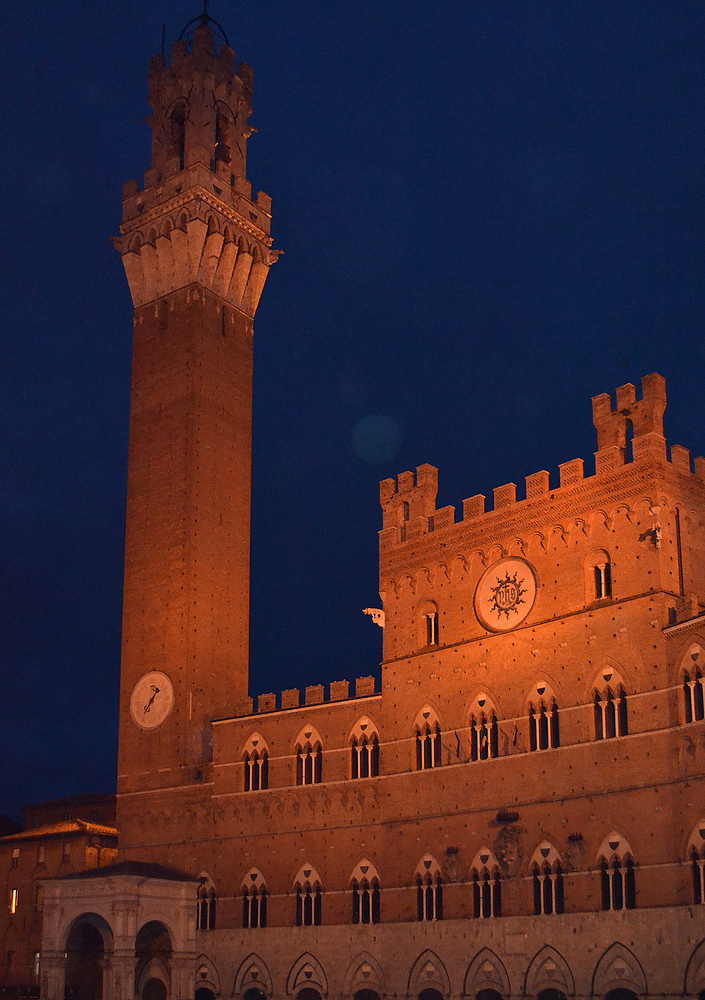 blaue Stunde in Siena