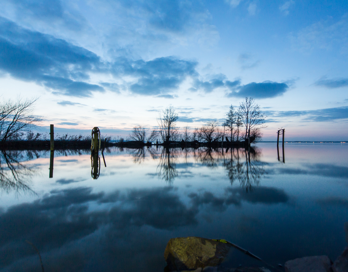 Blaue Stunde in Steinhude