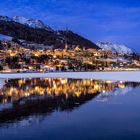 blaue Stunde in St.Moritz