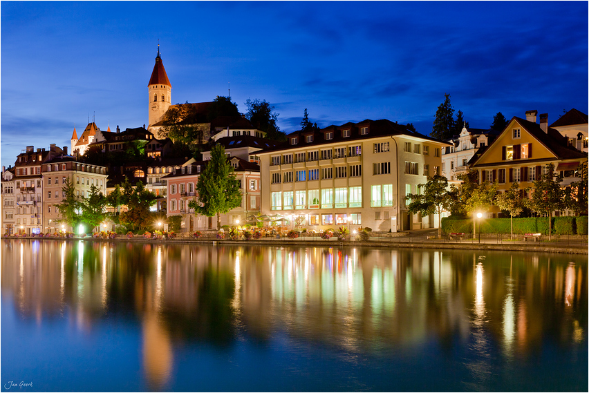 Blaue Stunde in Thun