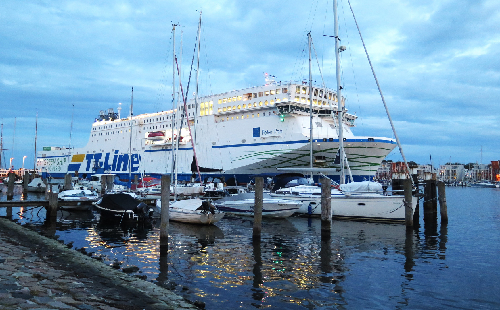 Blaue Stunde in Travemünde