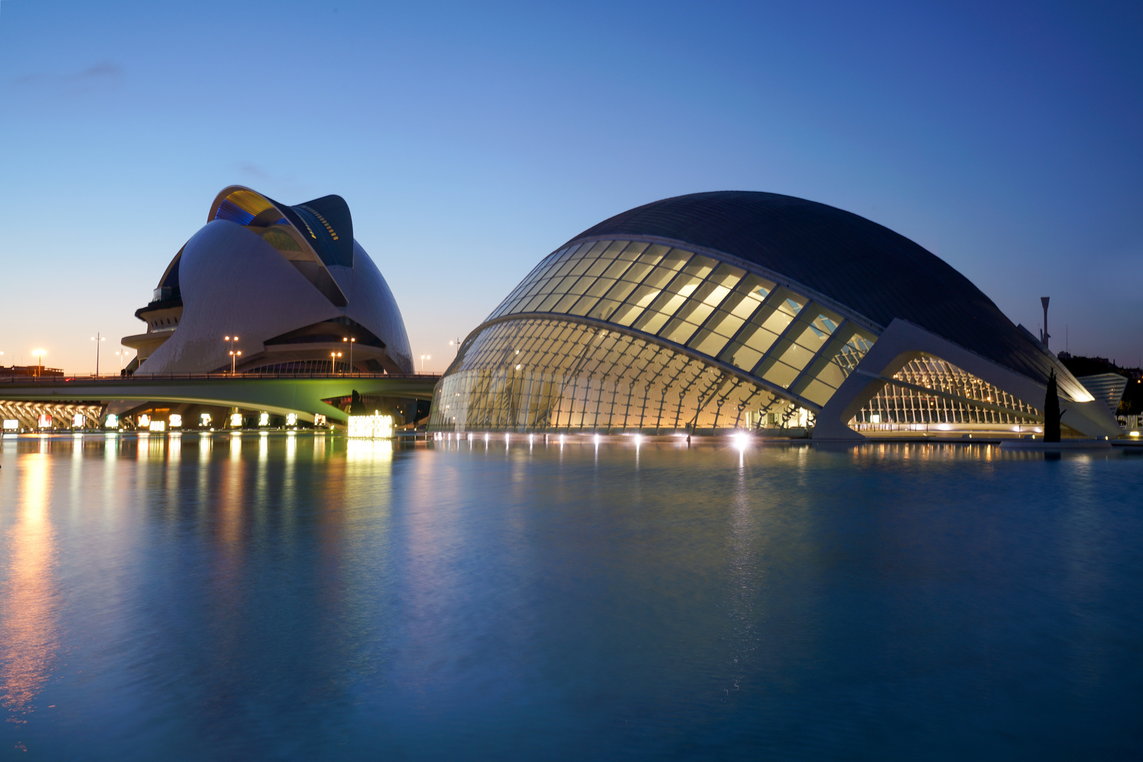 Blaue Stunde in Valencia