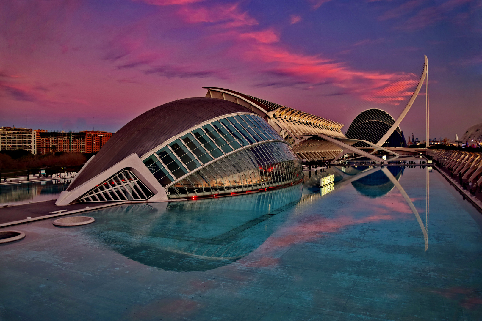 Blaue Stunde in Valencia...