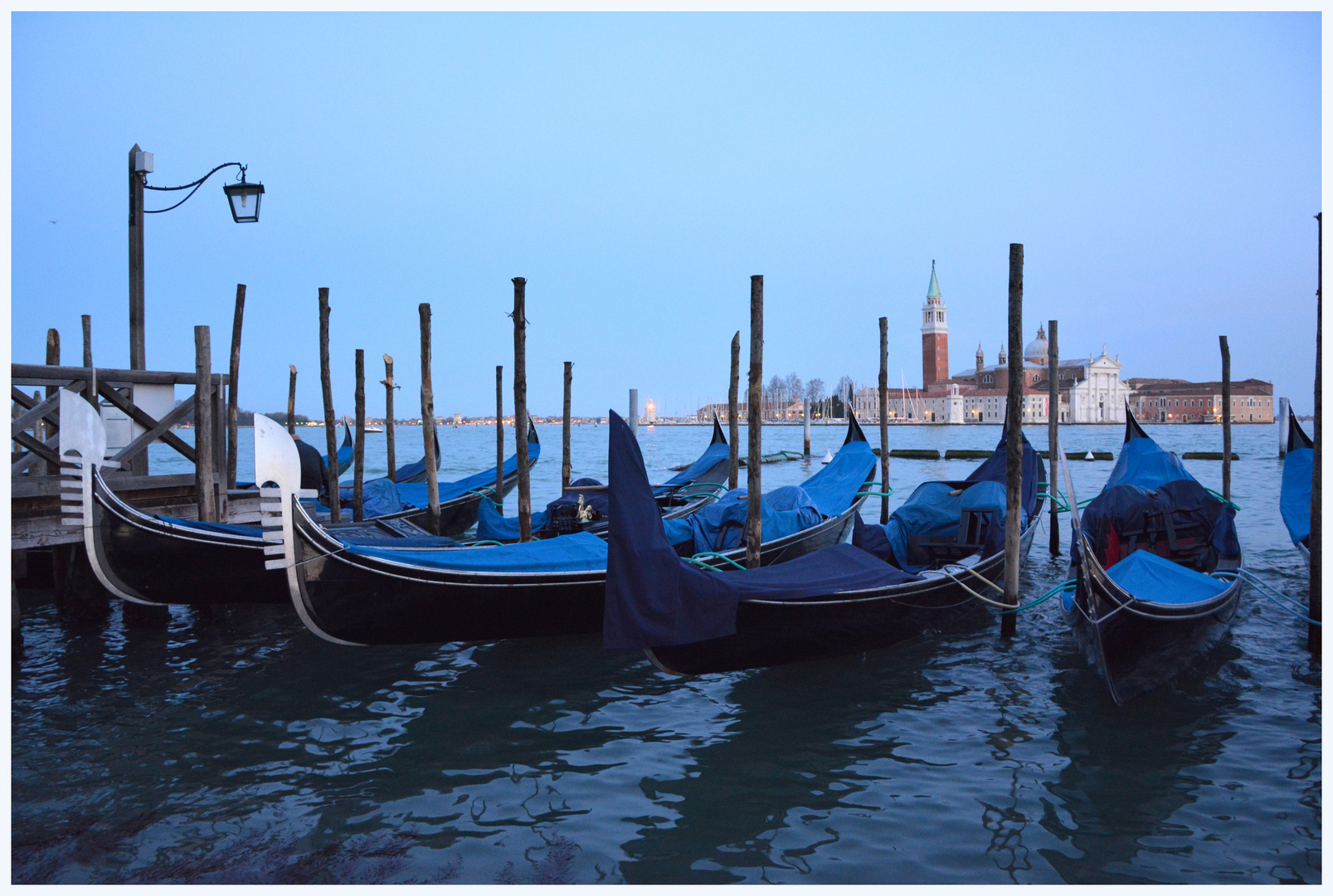 Blaue Stunde in Venedig