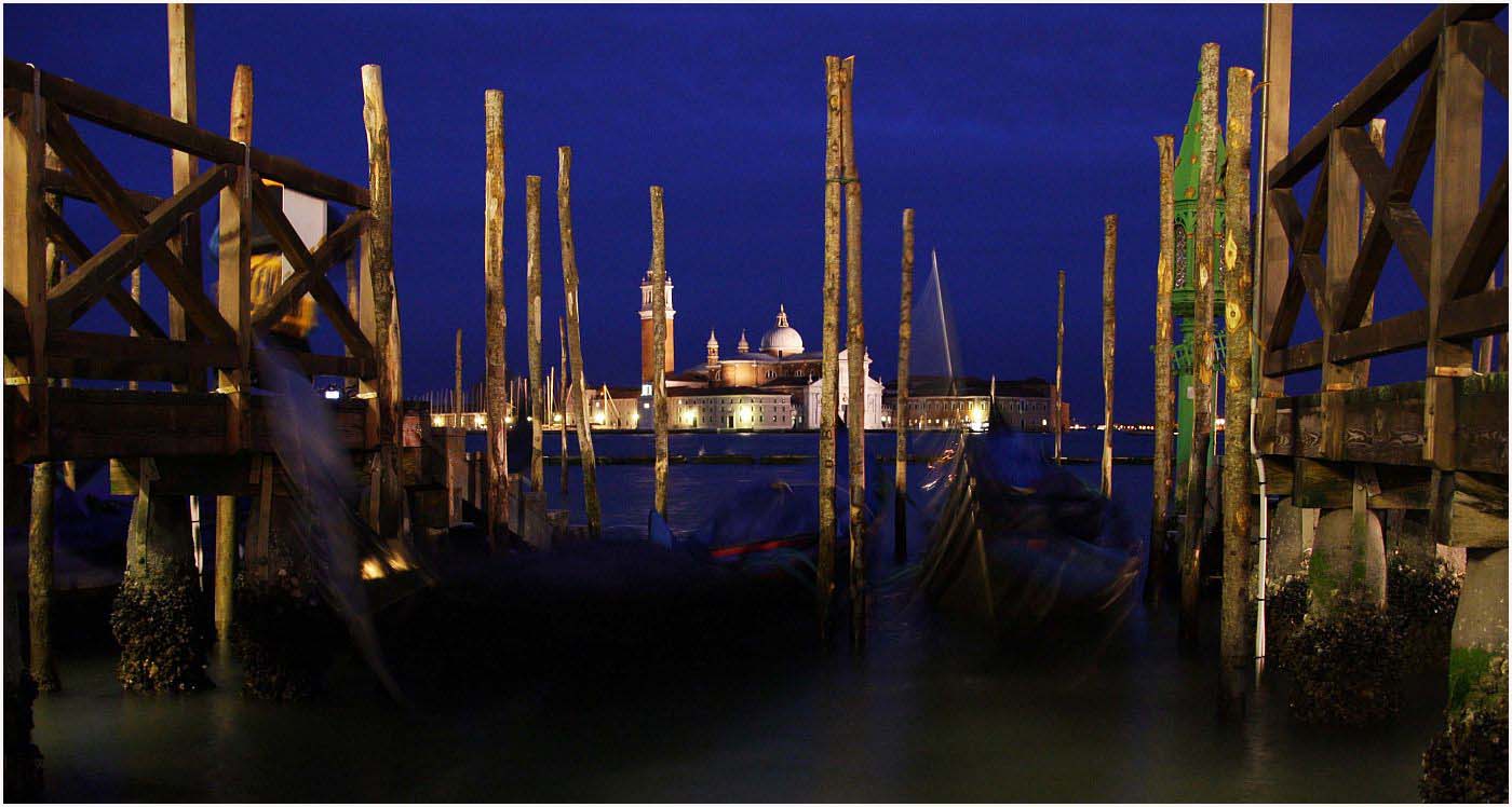 Blaue Stunde in Venedig