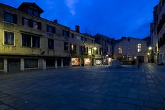 Blaue Stunde in Venedig