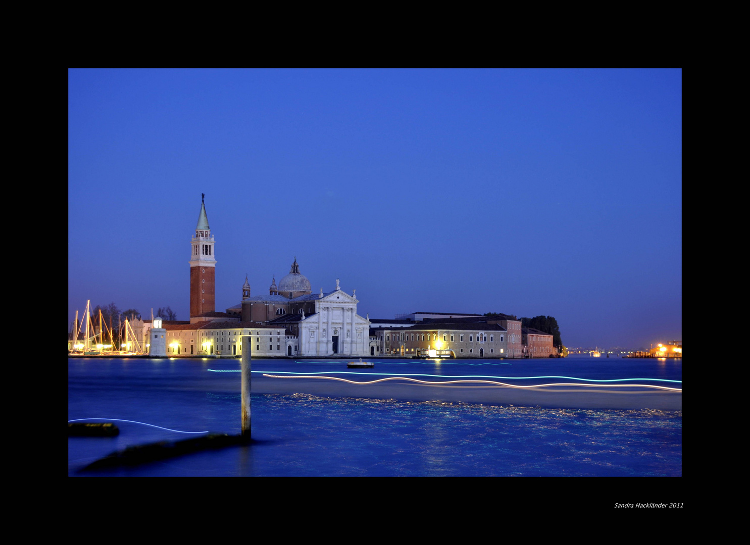 Blaue Stunde in Venedig