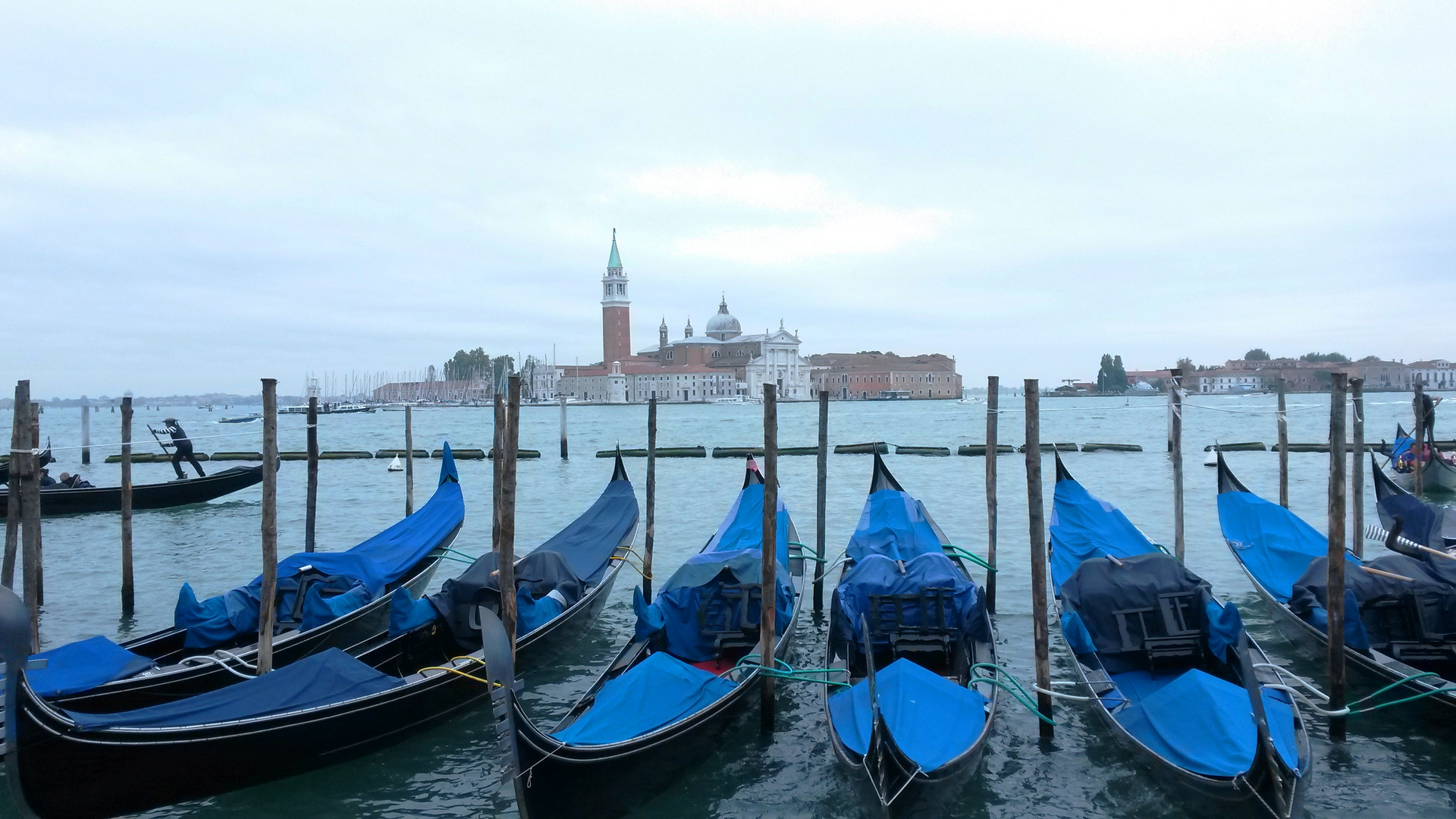 Blaue Stunde in Venedig