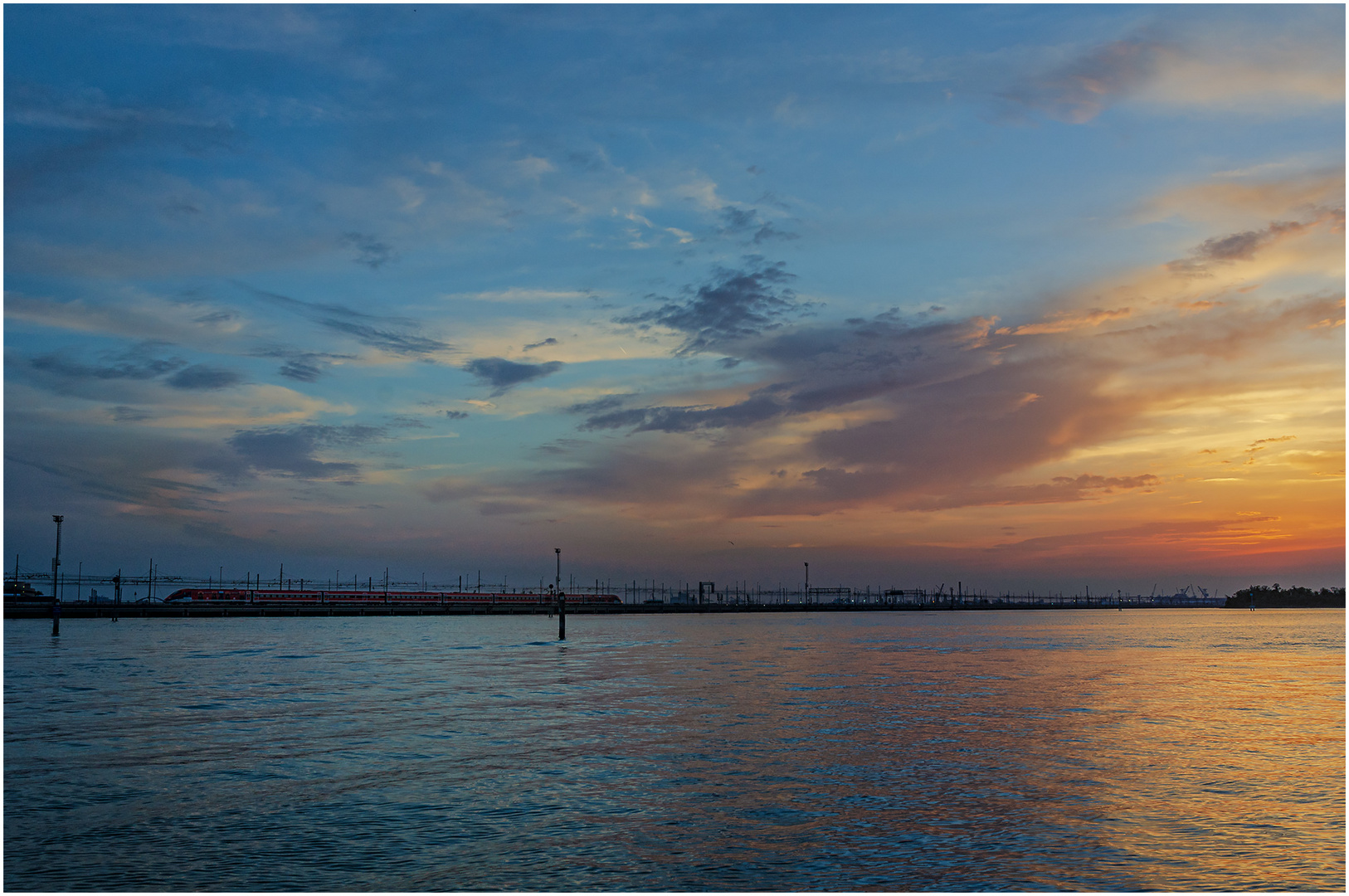 Blaue Stunde in Venezia