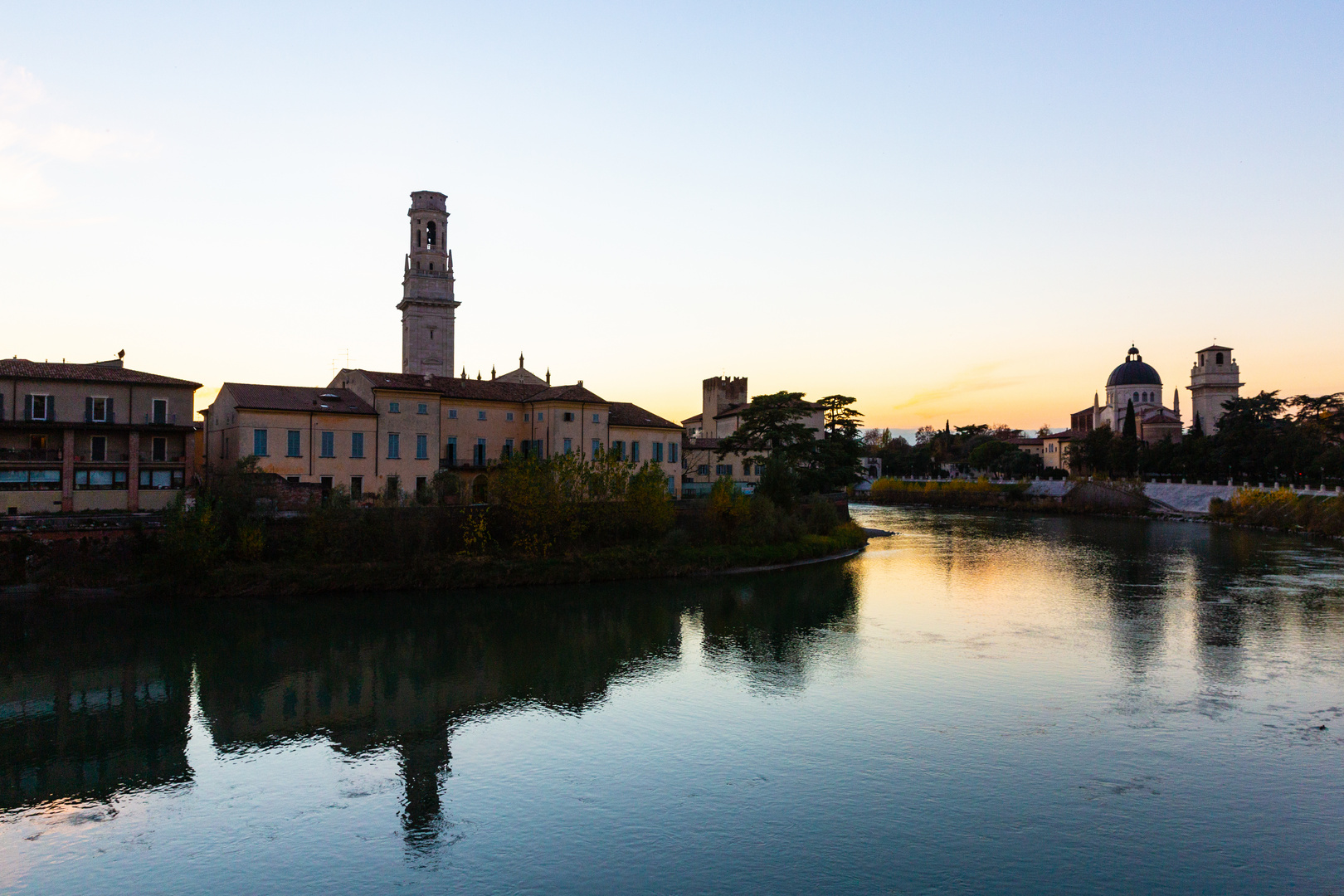 Blaue Stunde in Verona