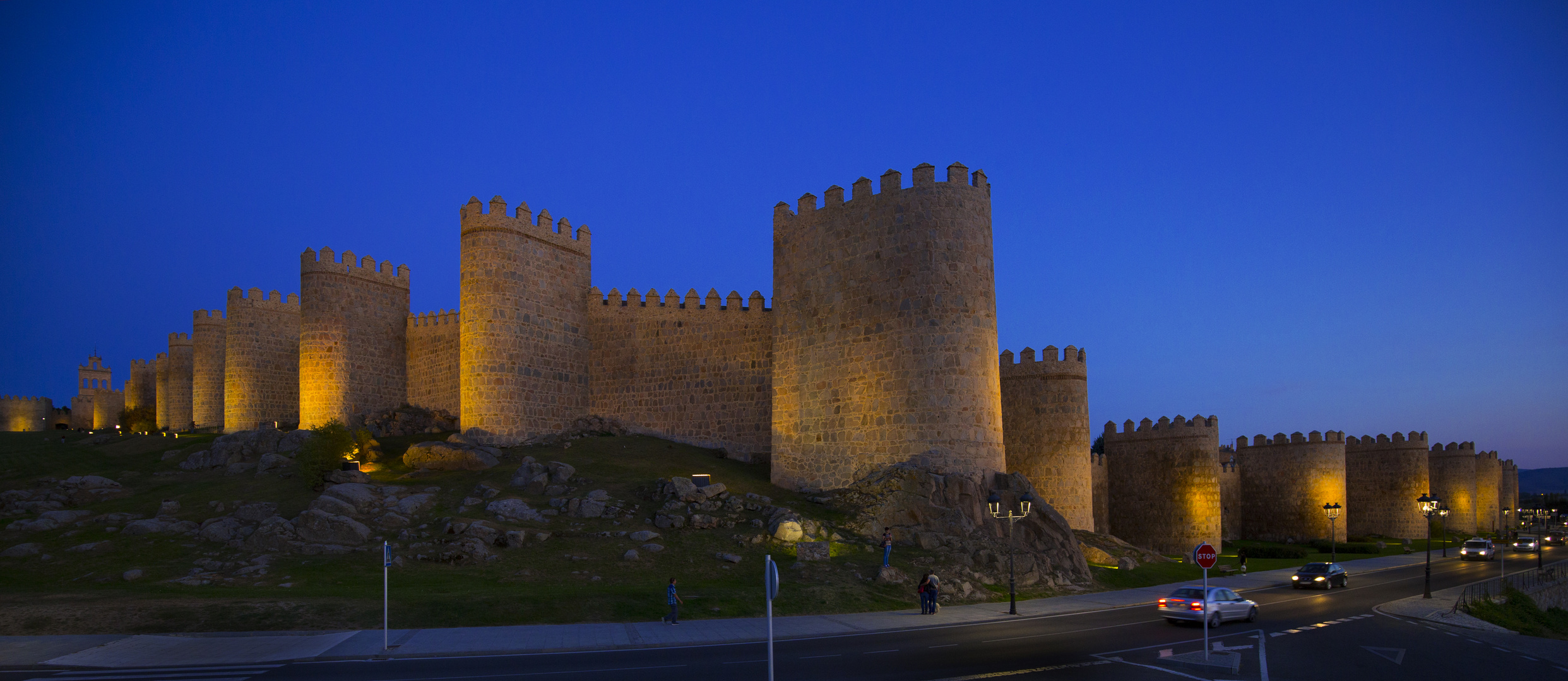 Blaue Stunde in Ávila