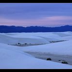 Blaue Stunde in White Sands